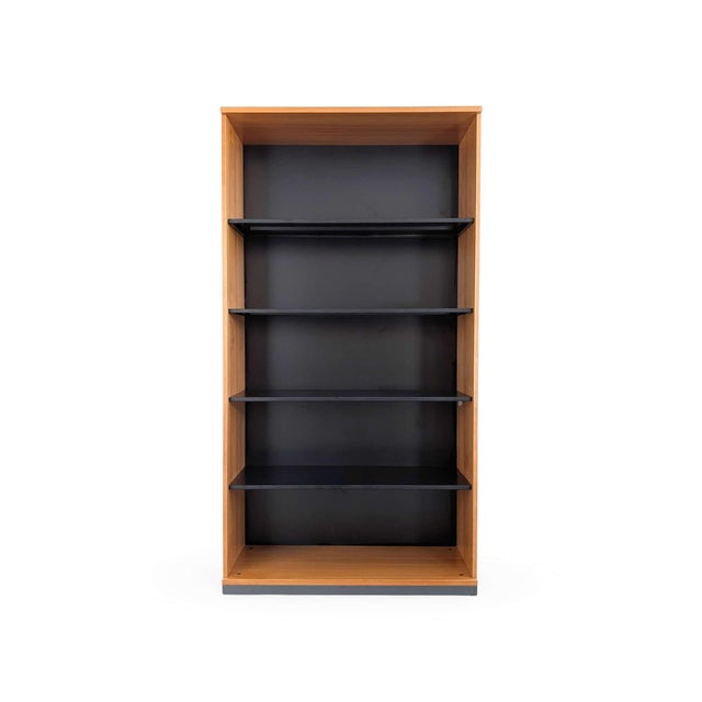 Mid-Century Metal and Wood Bookcase from Steelcase For Sale - Image 10 of 10