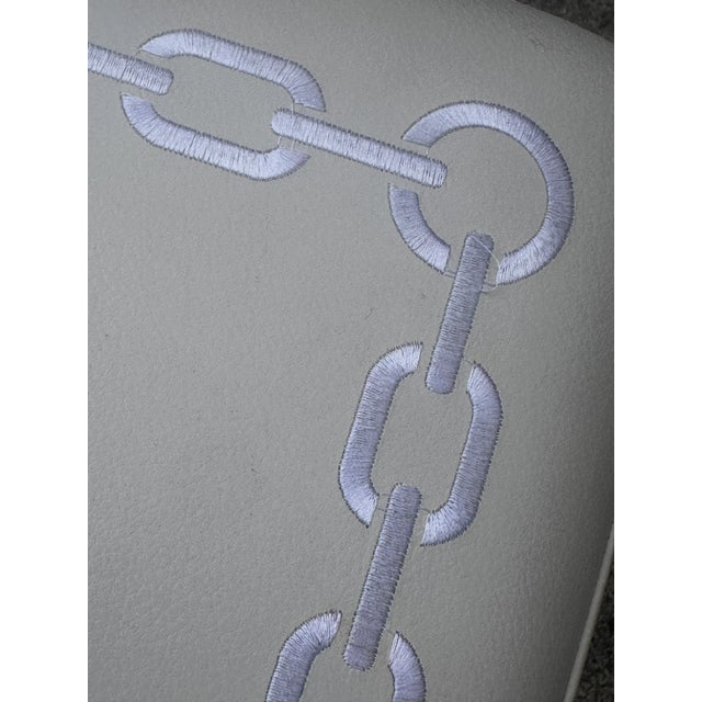 Metal Jonathan Adler ‘Rider’ X Bench For Sale - Image 7 of 9