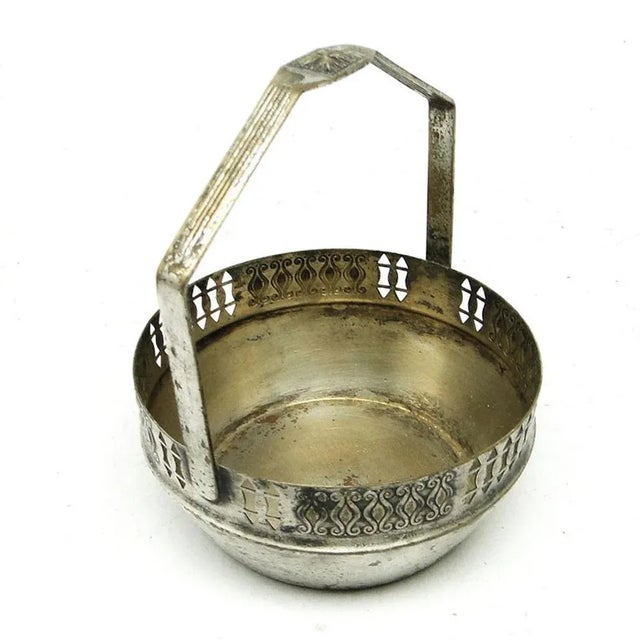 Art Nouveau German Sugar Bowl from Orivit, 1890s For Sale - Image 6 of 7