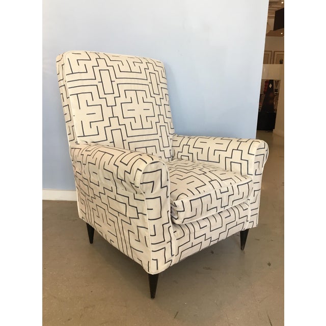 Tan Vintage Mid Century Italian Raffia Armchairs- A Pair For Sale - Image 8 of 12