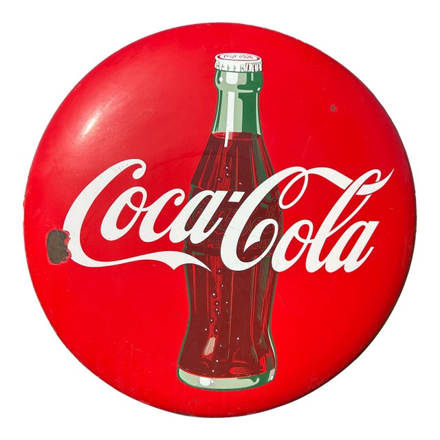 Vintage Coca - Cola Sign For Sale