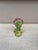 Art Nouveau Small 19th Century Majolica Pansy Vase Delphin Massier For Sale - Image 3 of 4