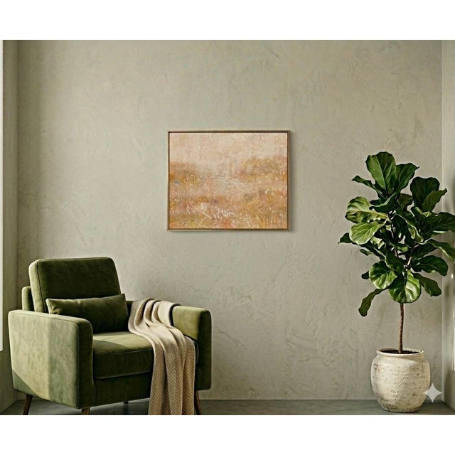 Acrylic on canvas Abstract Landscape Original by Jaimee Dawn Painted edges Ready to hang