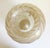 We present this large-scale 14" high by 10" diameter vintage handblown art glass vase featuring a distinctive aventurine...