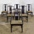 Late 20th Century Chin Hua Dining Chairs 4 Side & 2 Armchairs by Raymond K. Sobota for Century Furniture - Set of 6 For Sale - Image 12 of 12