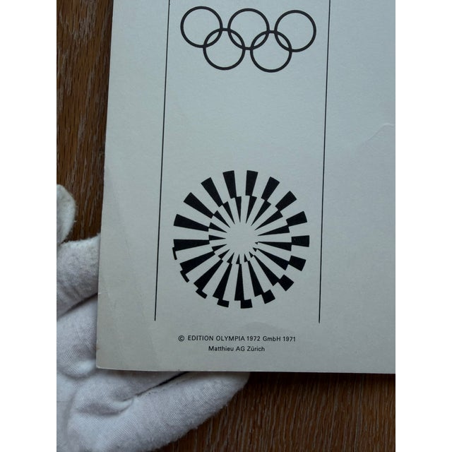Paul Wunderlich (1927–2010), Olympische Spiele München, 1972, Vintage Olympic Poster, Printed in Germany For Sale - Image 4 of 13
