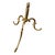 1950s 1950s Small Brass Italian Side Table For Sale - Image 5 of 7