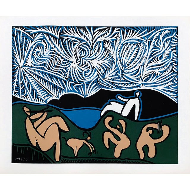 Surrealism Picasso 28 Bacchanale Dated 27-11-59 For Sale - Image 3 of 3