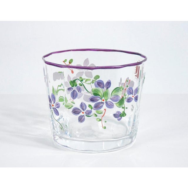 Hand-Painted Glasses by Carlo Moretti, Set of 34 For Sale - Image 16 of 18