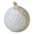 Italian Murano Art Glass Frosted Scavo Apple Sculpture For Sale