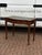 heraton Revival Serpentine Front Mahogany Console Table, Hall Table. 2 drawers. Sizes :- 91 cms wide, 55 cms depth, 77 cms...