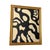 Bryan Boomershine, original abstract Mid-Century Inspired Painting in gold frame .This painting will a dramatic...