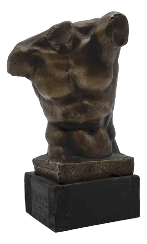 After Aurelio Mistruzzi, Bust of a Man, Bronze Sculpture, 1990s