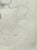 David Adickes Early Modern Black & White Abstract Figurative Elegant Woman Drawing, Mid 20th Century For Sale In Houston - Image 6 of 10