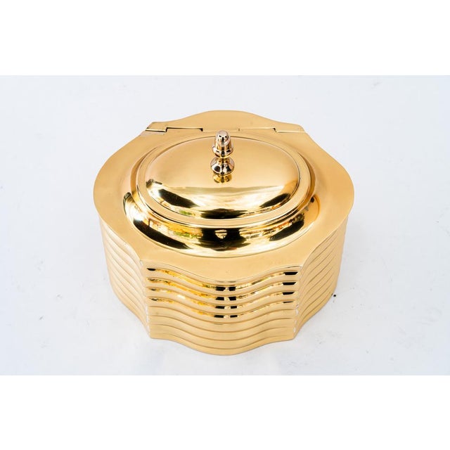 Art Deco Brass Jewelry Box, 1920s For Sale - Image 6 of 15