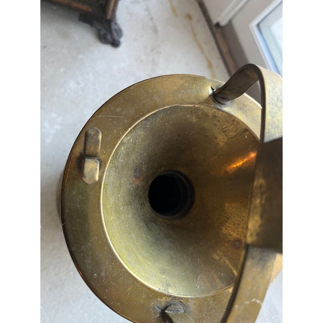 1920s Antique Brass Cigarette Stand For Sale - Image 5 of 7