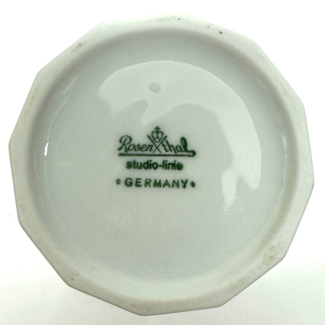 Fine White Porcelain Vase Curation, Multiple West German Makers - Group of 5 For Sale - Image 10 of 12