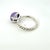 1990s 1990s David Yurman Amethyst Ring Size 7 Silver Estate For Sale - Image 5 of 5