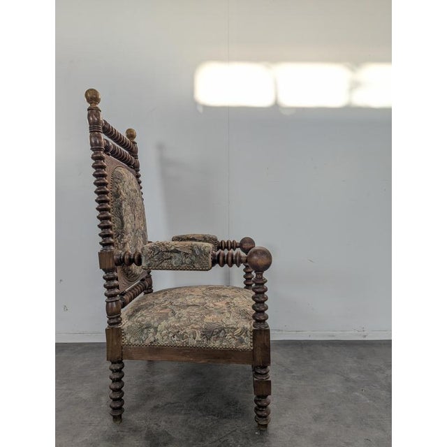 Brutalist Brutalist Spool Chair, 1880s For Sale - Image 3 of 9