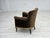 Scandinavian Armchair in Green Velour and Ash For Sale - Image 12 of 18
