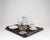 Bauhaus Biedermeier Mirabell Tête-À-Tête for Two on Wooden Tray from Fürstenberg, 1990s, Set of 12 For Sale - Image 3 of 18