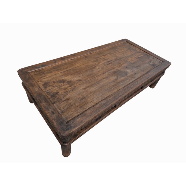 Large Antique Chinese 85" Long Coffee Table or Day Bed For Sale - Image 4 of 5