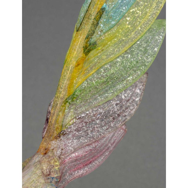 Modern Murano Art Glass Pheasant Sculpture For Sale - Image 3 of 9
