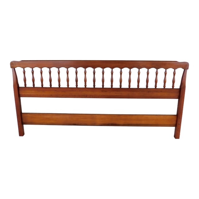 Henkel Harris Cherry King Size Headboard For Sale