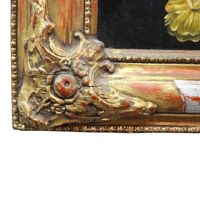 Continental Oil on Board Floral Still Life Painting by J. Waldsey, C1880 For Sale - Image 11 of 12
