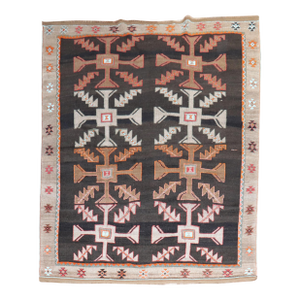 Zabihi Rug Collection Abstract Primitive Turkish Kars Carpet