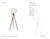 Chapman & Myers by Visual Comfort Signature Tripod Floor Lamp in French Wax with Linen Shade Designer: Chapman & Myers...