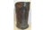 Dark Gray Vase with Leaf Design For Sale - Image 5 of 7