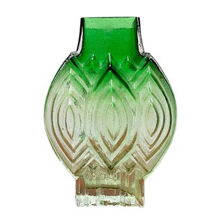 Vintage Finnish Glass Vase by Kaj Blomqvist for Kumela For Sale