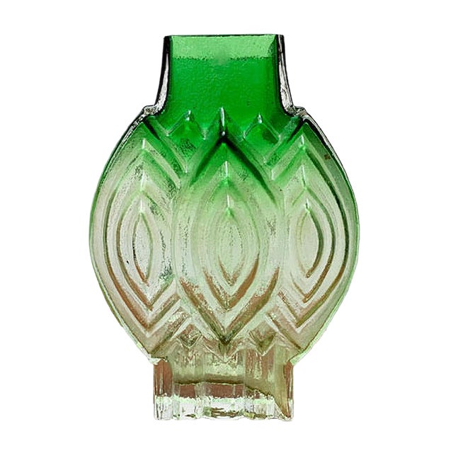 Vintage Finnish Glass Vase by Kaj Blomqvist for Kumela For Sale