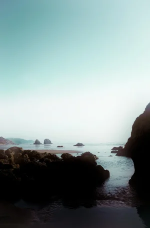 Oregon Coast, Blue Fine Art Photography by Kristin Hart