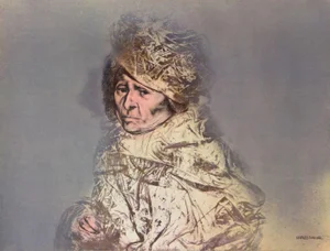 Rafael Coronel "Portrait VIII" Offset Lithograph