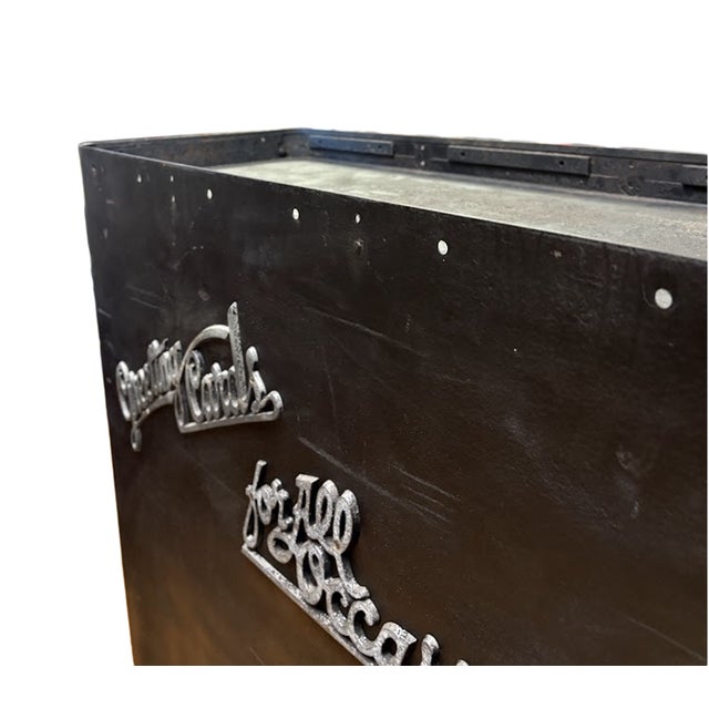 Mid 20th Century Mid-Century Industrial Filing Cabinet-Original "Greeting Card" Storage For Sale - Image 5 of 12