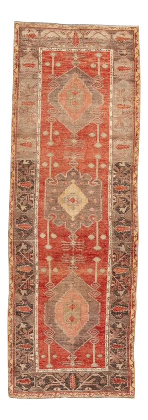Early 20th Century Antique Anatolian Wool Runner Rug