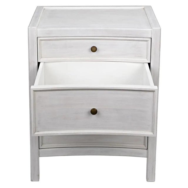 Not Yet Made - Made To Order Hampton Night Stand 24", White Wash For Sale - Image 5 of 6