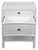 Not Yet Made - Made To Order Hampton Night Stand 24", White Wash For Sale - Image 5 of 6