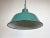 Metal Industrial Green Enamel Pendant Lamp, 1960s For Sale - Image 7 of 13