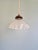 1920s Holophane Pendant Light in Clear Grooved Glass, 1920s For Sale - Image 5 of 10
