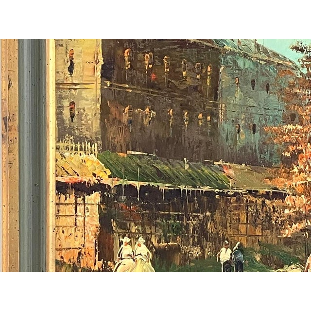 Blue Gaston – Washington Square Park, Original Oil on Canvas For Sale - Image 8 of 18