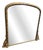 Large Antique 19th Century English Gilt Arched Top Overmantle Mirror For Sale