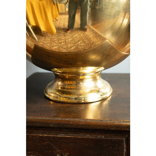 Gold Color Brass Champagne Holder For Sale - Image 4 of 5