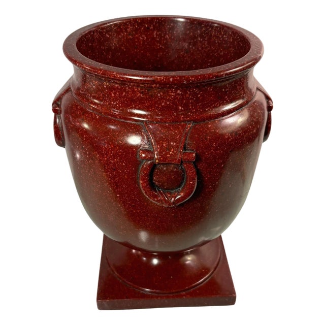 Early 20th Century Porphyry Urn For Sale