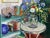 Late 20th Century Floral Still Life by Rafael Duran Benet (1931-2015, Barcelona) Original oil on canvas Canvas dimensions...