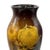 Brown Rockwood Style Earthernware Hand Painted Pottery Vase W/ Chrysanthemums, C 1900 For Sale - Image 8 of 10