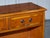 Small Vintage Burr Yew Wood Open Library Bookcase with Drawers and Shelf For Sale - Image 4 of 16