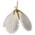 Vintage Italian Glass and Brass Chandelier, 1970s For Sale - Image 16 of 16